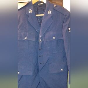 Men's Blue Military Style Jacket